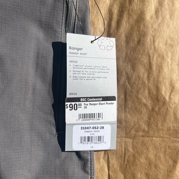 Fox Ranger Short Shell Pewter - Picture 2 of 5